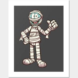 Cartoon Mummy Posters and Art